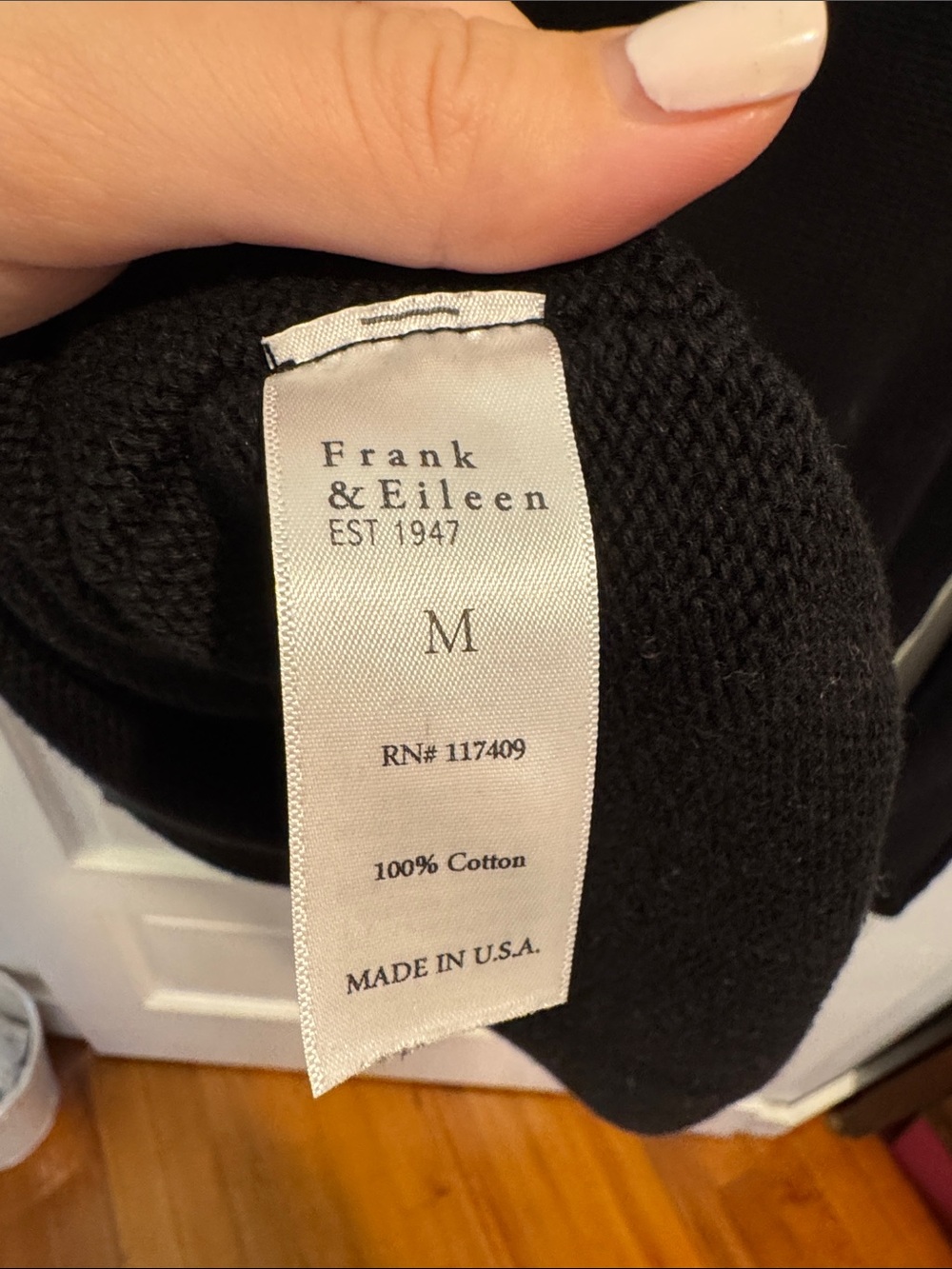 Frank & Eileen Black rollneck Sweater - Picture 6 of 6